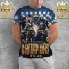 2024 CFP National Champions Are The Michigan Wolverines Football All Over Print Shirt