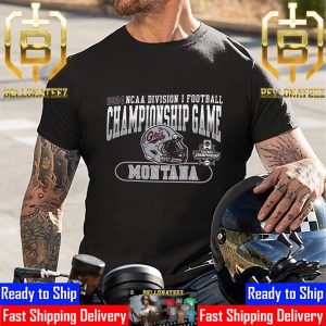 2024 NCAA Division Football Championship Game Grizzlies Helmet Montana Unisex T-Shirt
