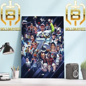2024 Season Awaits As Moto GP Celebrates 75 Years of Racing Official Poster Home Decor Poster Canvas