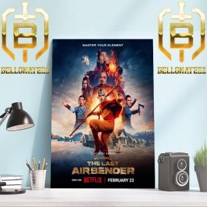 Avatar The Last Airbender Series Official Poster For Movie Live-Action Of Netflix Home Decor Poster Canvas
