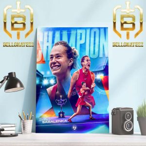Back-2-Back Australian Open Champions Is Aryna Sabalenka Home Decor Poster Canvas