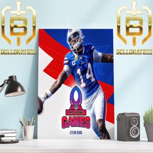 Buffalo Bills Stefon Diggs 14 Is Heading To Orlando For NFL Pro Bowl Games 2024 Home Decor Poster Canvas