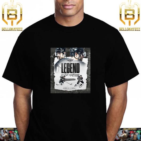 Celebrate The Captain Of Los Angeles Kings Anze Kopitar at Legend In The Making Night Unisex T-Shirt