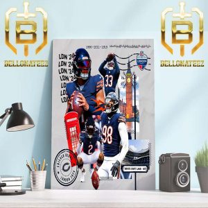 Chicago Bears Headed Back To London Town 1986 2011 2019 2024 Home Decor Poster Canvas