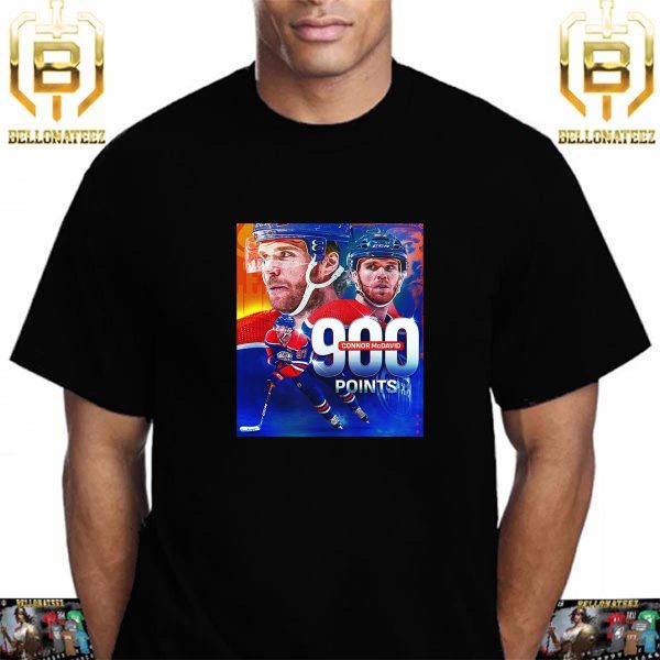 Congrats Connor McDavid Has Reached 900 NHL Career Points Unisex T-Shirt
