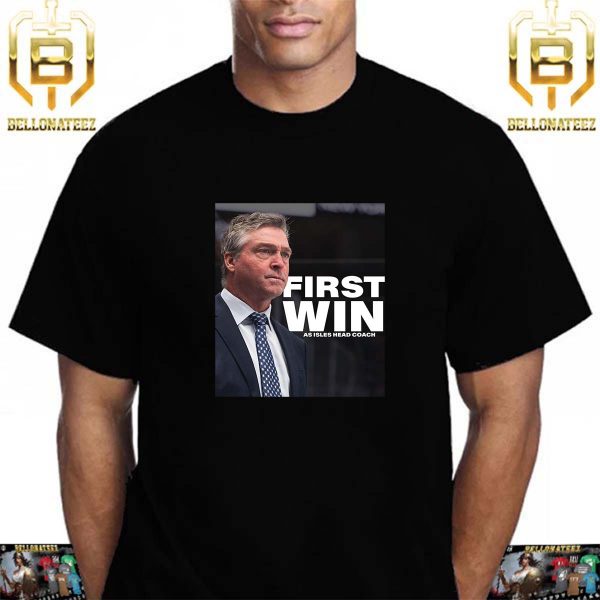 Congrats Patrick Roy With The First Win As New York Islanders Head Coach Unisex T-Shirt