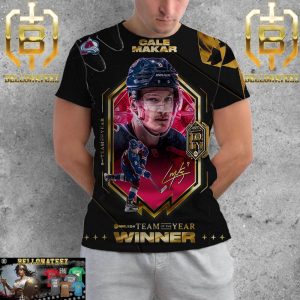 Congrats To Colorado Avalanche Player Cale Makar Is The EA Sports NHL 24 Team Of The Year Winner All Over Print Shirt