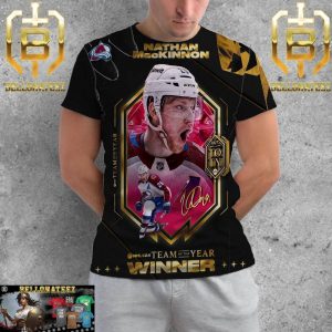 Congrats To Colorado Avalanche Player Nathan MacKinnon Is The EA Sports NHL 24 Team Of The Year Winner All Over Print Shirt