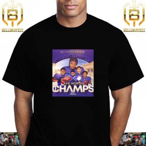 Congrats To The Kings In The North Baltimore Ravens Are AFC North Champions Unisex T-Shirt