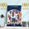 Congratulations To The Buffalo Bills Clinched NFL Playoffs Home Decor Poster Canvas