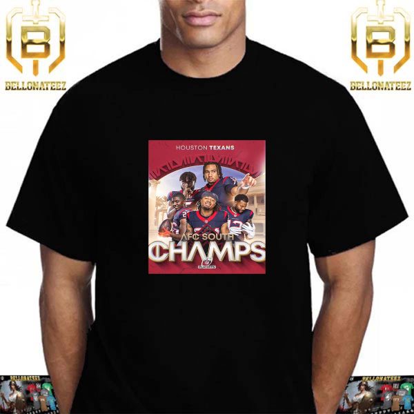 Congratulations To The Houston Texans Are AFC South Champions And Clinched NFL Playoffs Unisex T-Shirt