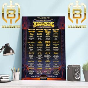 Daytona International Speedway Welcome To Rockville Foo Fighters Show At Daytona Beach FL May 9th-12th 2024 Home Decor Poster Canvas