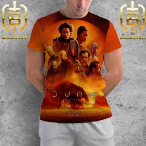Dune Part 2 Official Poster In Theaters On March 1 2024 All Over Print Shirt