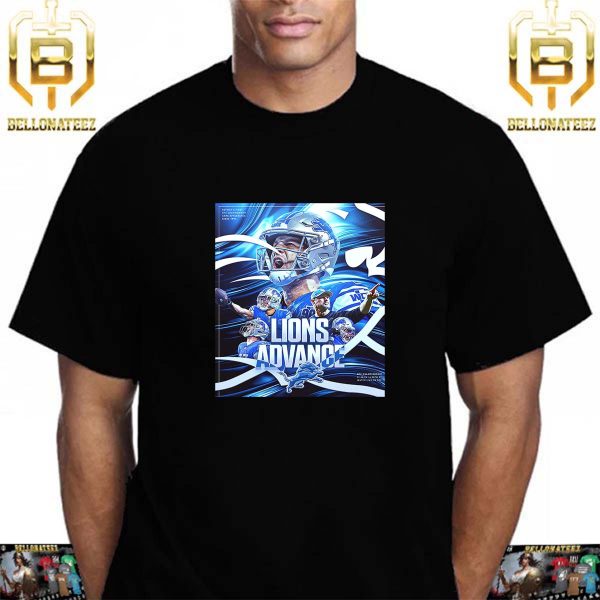 For The First Time In 31 Seasons Detroit Lions Are Headed To The NFC Championship Game Unisex T-Shirt