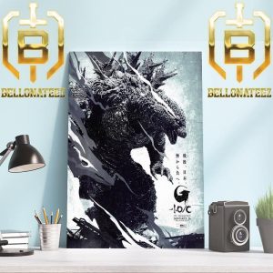 Godzilla Minus One – Minus Color To North American Theatres Starting January 26th 2024 Home Decor Poster Canvas