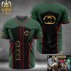 Gucci Green Black Luxury Brand Premium Shirt For Fans Baseball Jersey Outfit