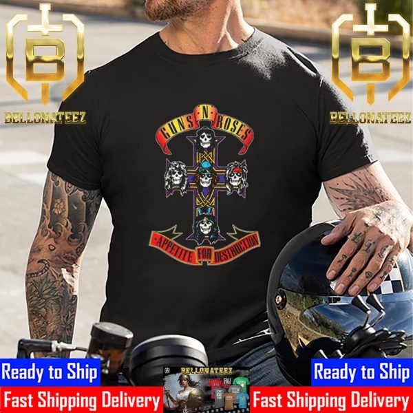 Guns N Roses Appetite For Destruction The Classic Album Cover Unisex T-Shirt