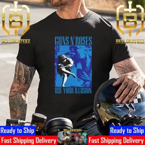 Guns N Roses Iconic Use Your Illusion II Album Artwork Unisex T-Shirt
