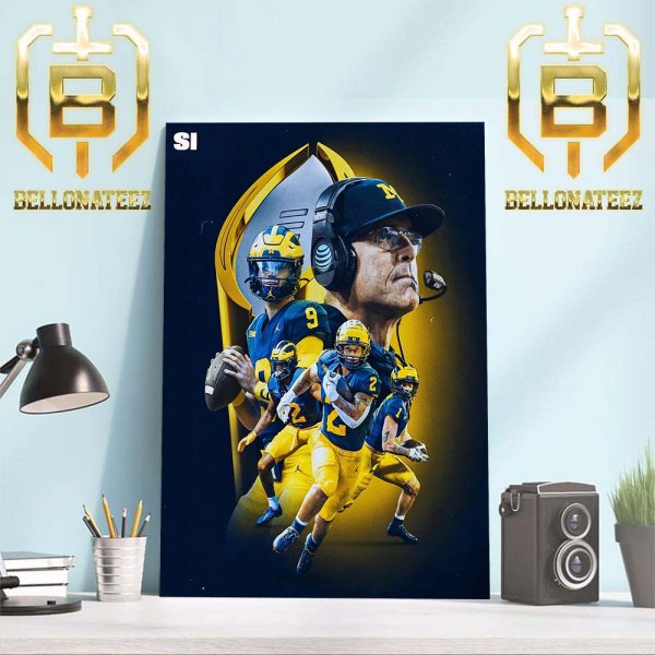 Hail To The Victors For The First Time Since 1997 Michigan Wolverines Football Are National Champions Home Decor Poster Canvas