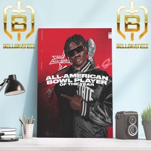 Jeremiah Smith Is 2024 All-American Bowl Player Of The Year Home Decor Poster Canvas