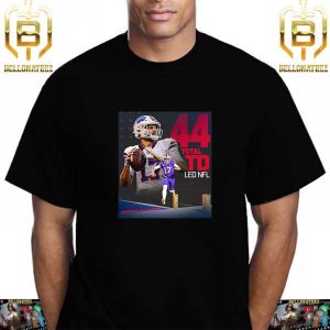 Josh Allen 44 Total TD Leader NFL Unisex T-Shirt