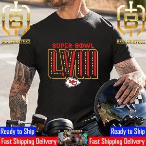 Kansas City Chiefs Super Bowl LVIII Red and Gold Unisex T-Shirt
