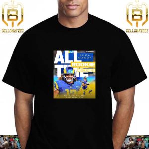 Los Angeles Rams Player Puka Nacua All-Time Rookie Records Most Receiving Yards Most Receptions Unisex T-Shirt