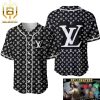 Louis Vuitton Whtie Brown Luxury Brand Fashion Shirt For Fans Baseball Jersey Outfit