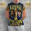 Michigan Wolverines Football Is On Top Of The College Football World National Champions For The First Time Since 1997 All Over Print Shirt