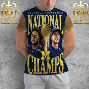 Michigan Football Beats Washington Football  34-13 And Is The 2023-24 CFP Championship National Champion All Over Print Shirt