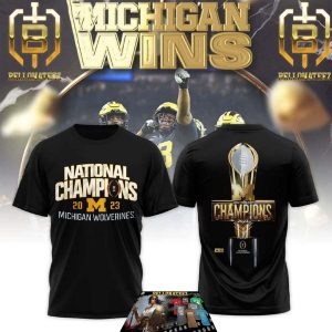 Michigan Wolverines Football 2024 CFP National Champions Limited Two Sides Shirt