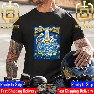 Michigan Wolverines Football Is On Top Of The College Football World National Champions For The First Time Since 1997 Unisex T-Shirt