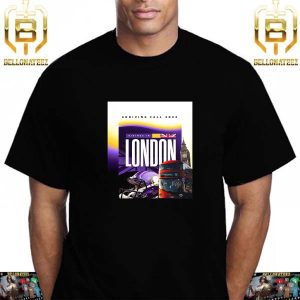 Minnesota Vikings In London Arriving Fall 2024 At Tottenham Hotspur Stadium Unisex T-Shirt