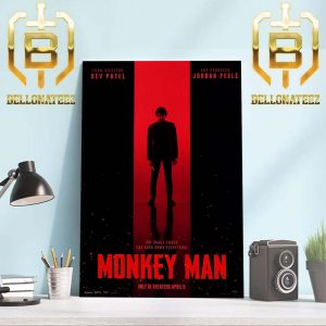 Monkey Man Official Poster Home Decor Poster Canvas