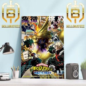 My Hero Academia The Movie You’re Next Official Poster Home Decor Poster Canvas