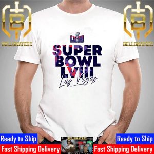NFL Super Bowl LVIII Las Vegas 2024 Logo Unisex T-Shirt
