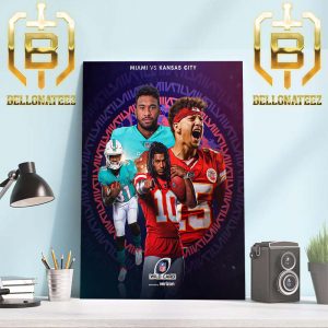 NFL Wild Card Miami Dolphins Vs Kansas City Chiefs Home Decor Poster Canvas