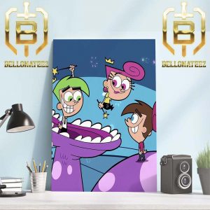 New The Fairly OddParents Series Official Poster On Netflix Home Decor Poster Canvas