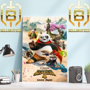 Official International Poster For Kung Fu Panda 4 2024 Movie Home Decor Poster Canvas