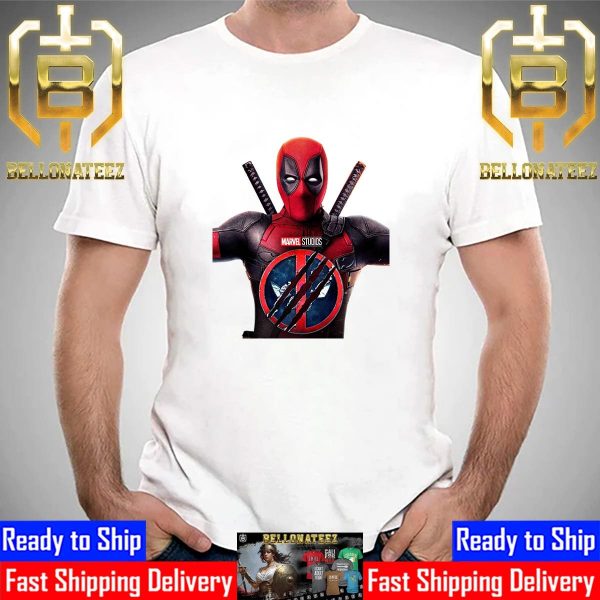 Official Poster Deadpool 3 Of Marvel Studios With Starring Ryan Reynolds Unisex T-Shirt