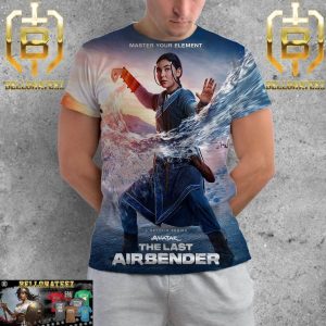 Official Poster For Master Your Element Katara In The Live-Action Avatar The Last Airbender Series All Over Print Shirt