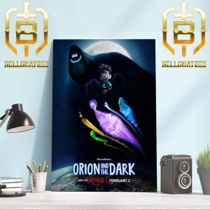 Official Poster For Orion And The Dark Home Decor Poster Canvas