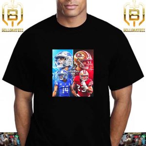 Official Poster The NFC Championship Matchup Is Set Detroit Lions Vs San Francisco 49ers On FOX Unisex T-Shirt