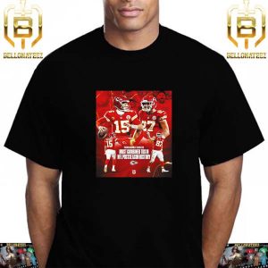 Patrick Mahomes x Travis Kelce For Most Combined TDs In NFL Postseason History Unisex T-Shirt
