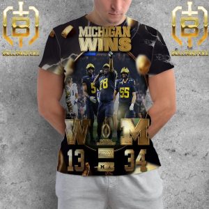 Perfection The Michigan Wolverines Football Are 2023-2024 National Champions All Over Print Shirt
