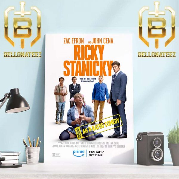 Ricky Stanicky Official Poster Home Decor Poster Canvas