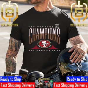 San Francisco 49ers 2023 National Football Conference Champions Unisex T-Shirt