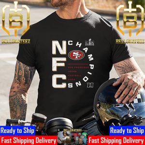 San Francisco 49ers Football 2023 National Football Conference Champions Unisex T-Shirt