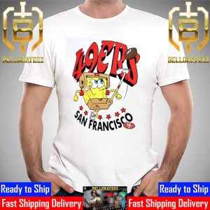 San Francisco 49ers Super Bowl LVIII x Spongebob Squarepants Unisex T-Shirt