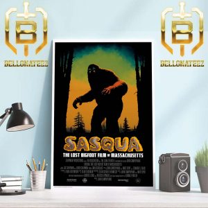 Sasqua The Lost Bigfoot Film of Massachusetts Official Poster Home Decor Poster Canvas